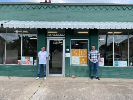 SD&A team members outside the office